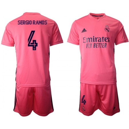 Billiga Fotbollströjor Real Madrid Sergio Ramos 4 Barn Borta tröja 2020/21 Kortärmad